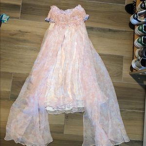 Caroline Constas Silk Pink Dress